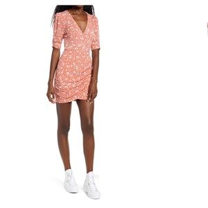 Ruched Detail Minidress